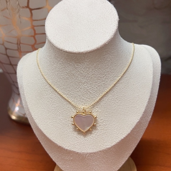 2 Necklaces | stainless steel | heart & plain with camera pendant + For Vacation - Picture 1 of 2